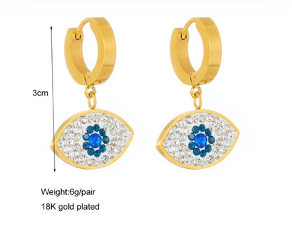 Summer Nights Evil Eye Earring