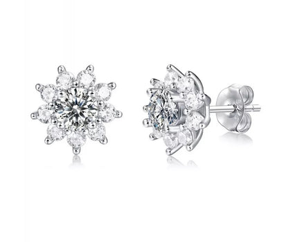 Let There Be Light Moissanite Stud