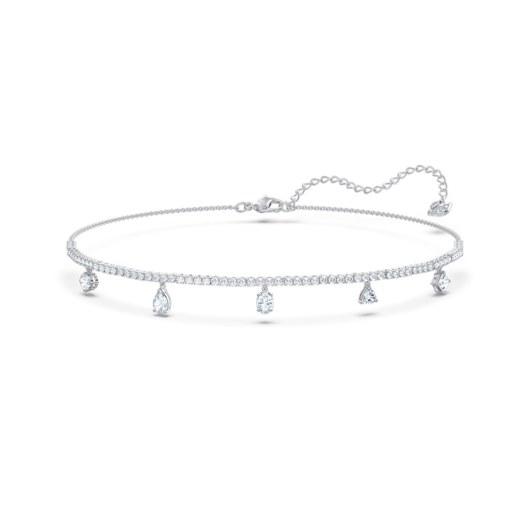 Glamorous Drop Tennis Necklace