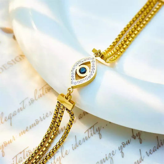Retro Evil Eye Bracelet