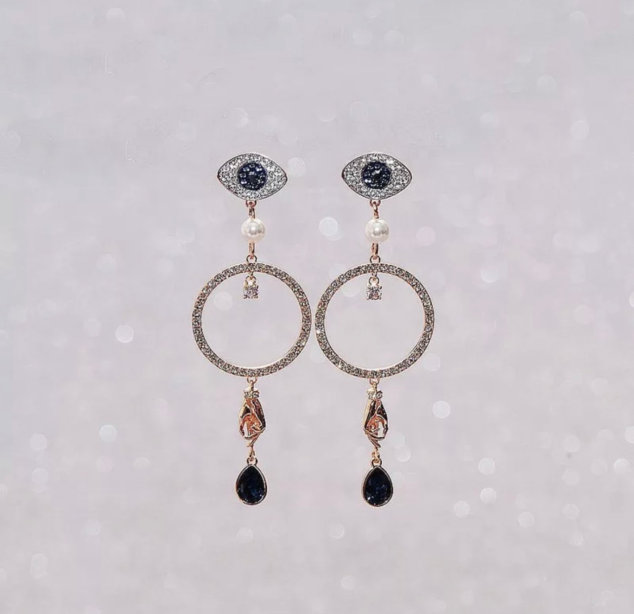 Dune Sands Evil Eye Earring
