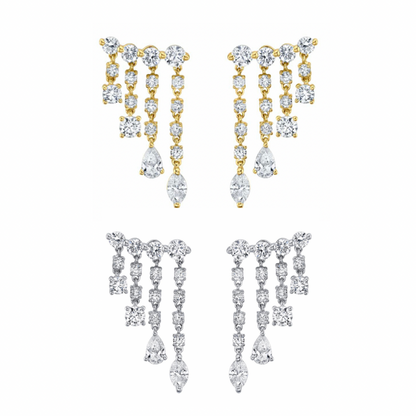 Diamond Rain Earring