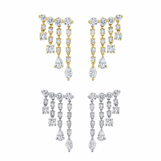Diamond Rain Earring