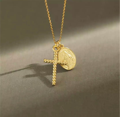 Gold Faith Necklace