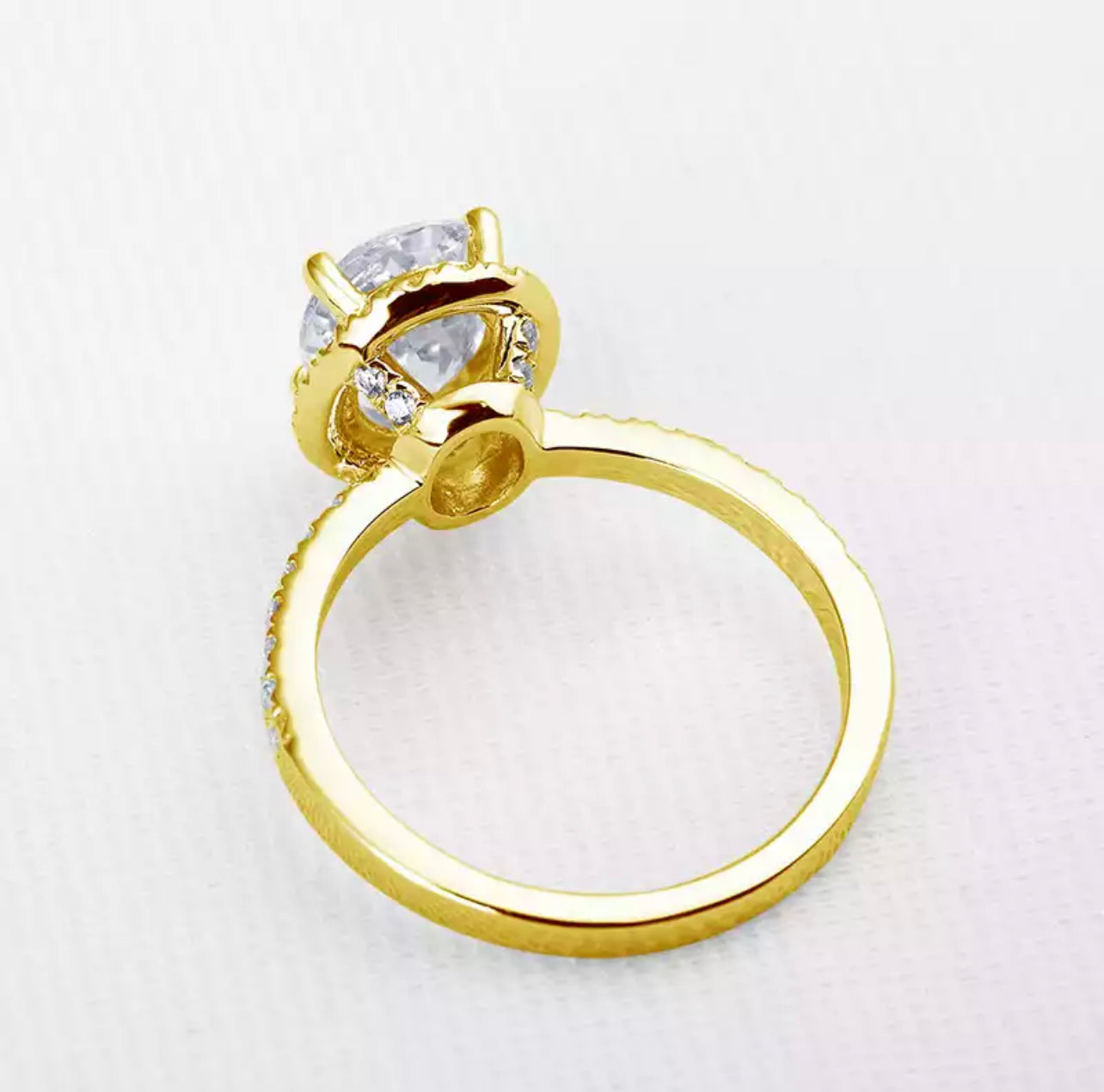 Gold Oval Halo