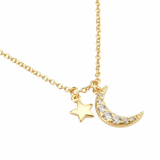 Gold Moonshine Necklace