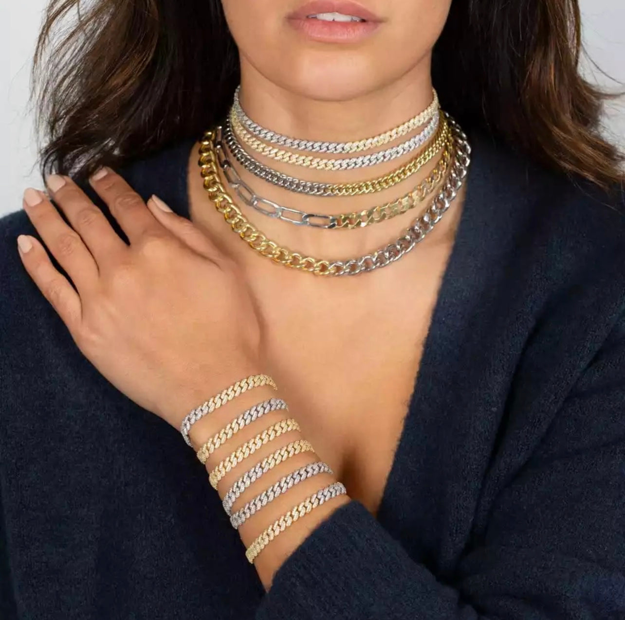 Raquel Cuban Bracelet