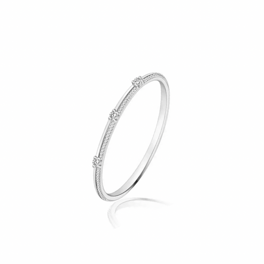 Silver Simplicity Stack Ring