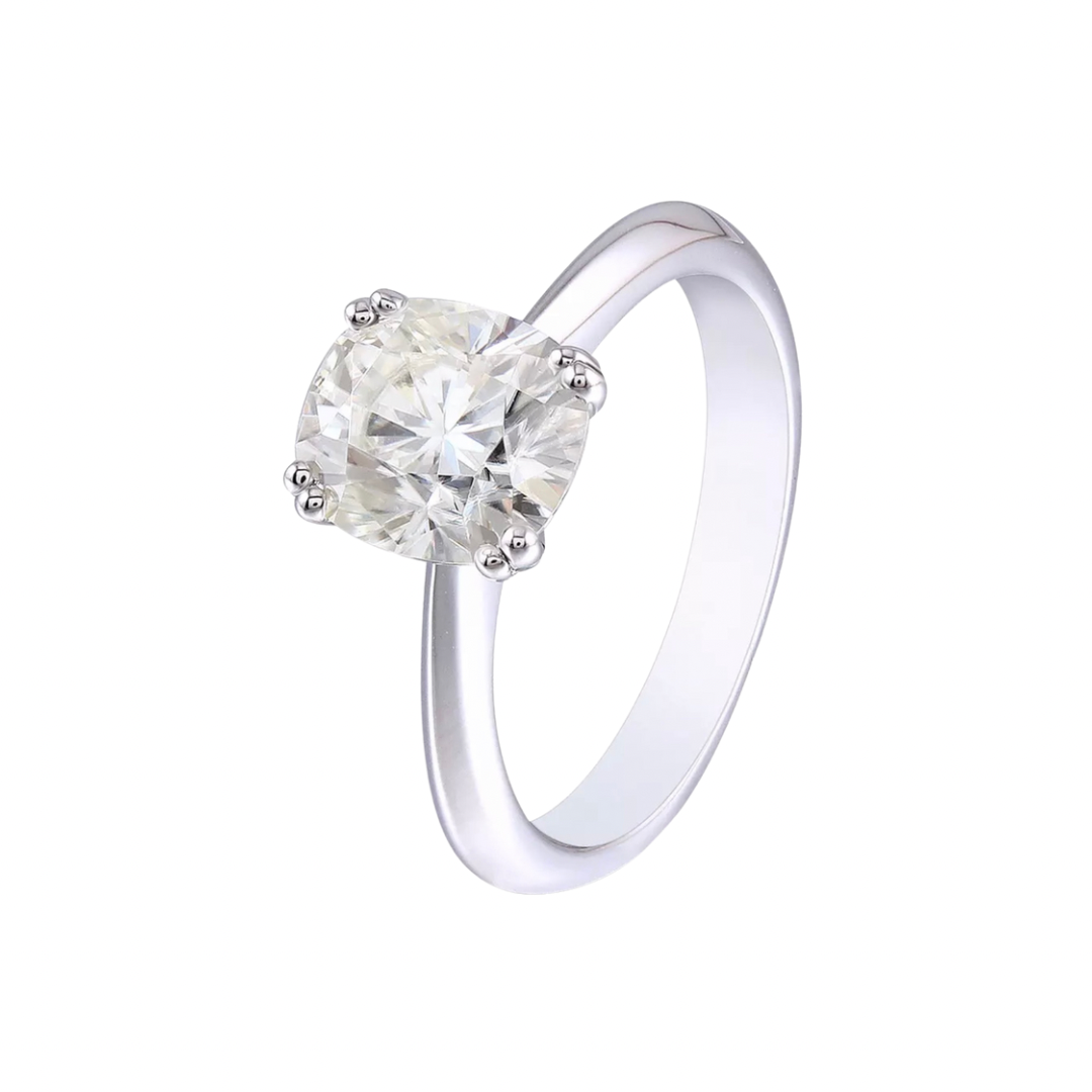 Elongated Cushion Solitaire