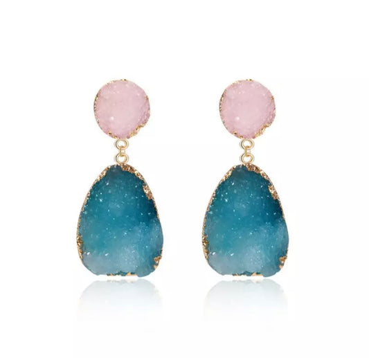 Pink Galaxy Earring