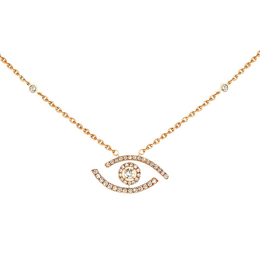 Rose Eye Of Lustre Necklace