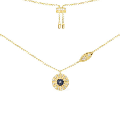Aztec Evil Eye Necklace