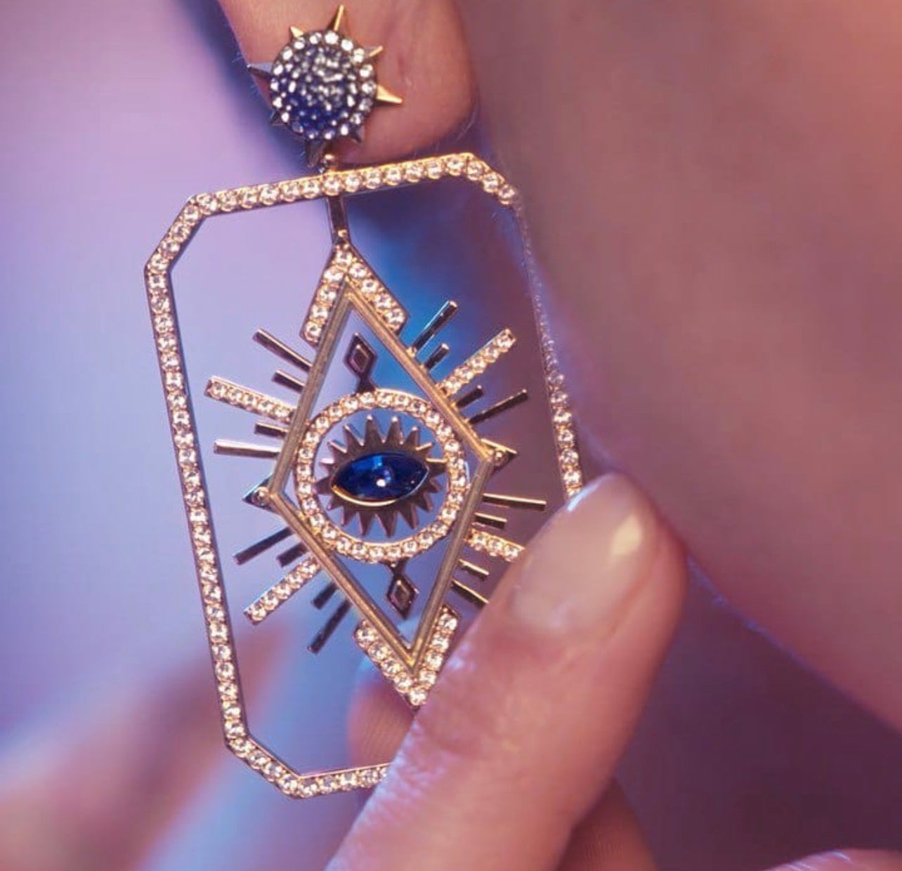 Gold Fortune Teller Earrings