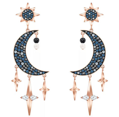 Midnight Moon Earring