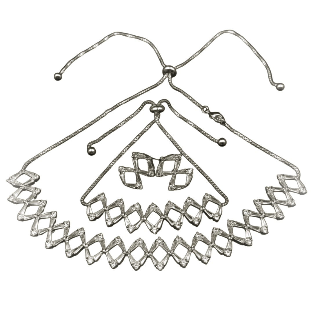 Baguette Choker Set
