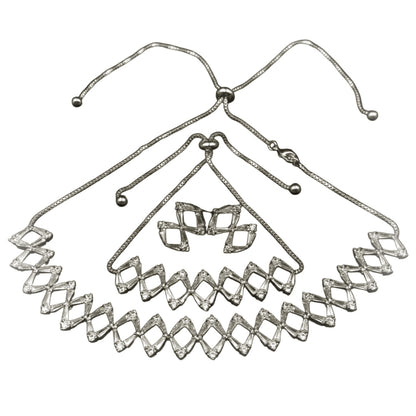 Baguette Choker Set