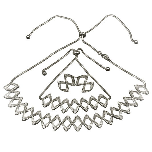 Baguette Choker Set