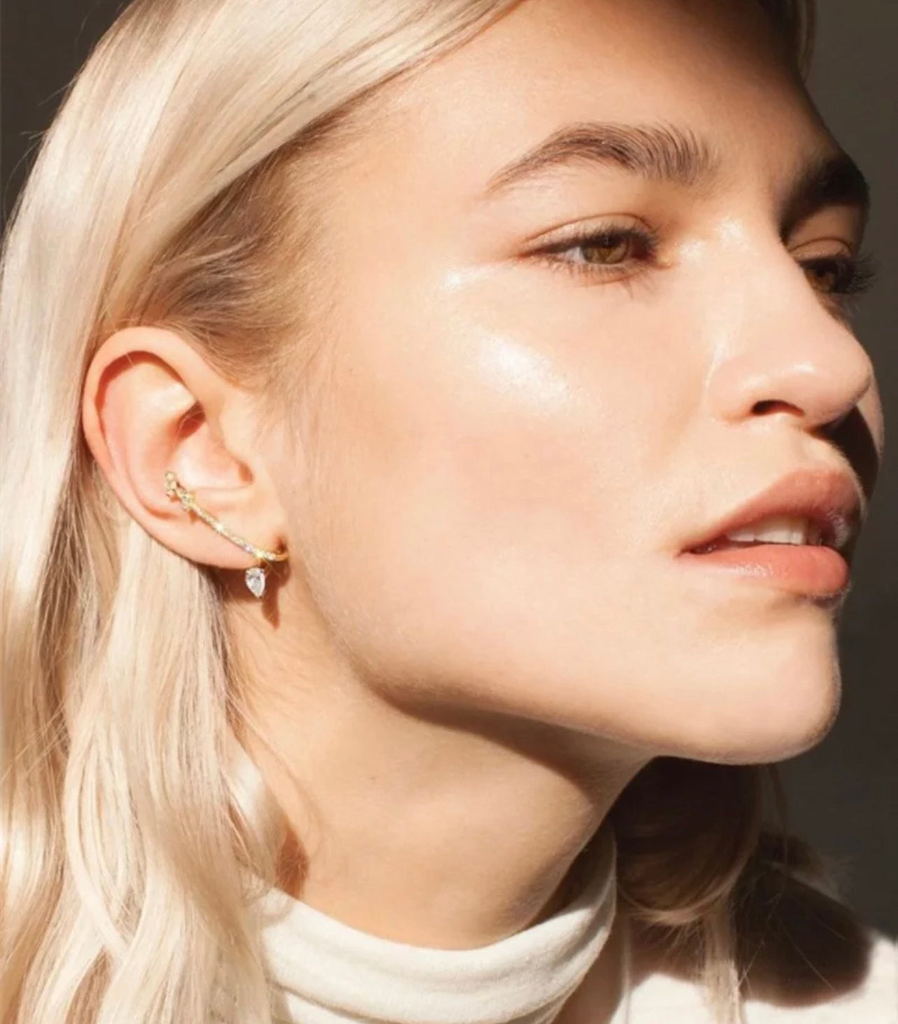 Gold Glamrock Earring