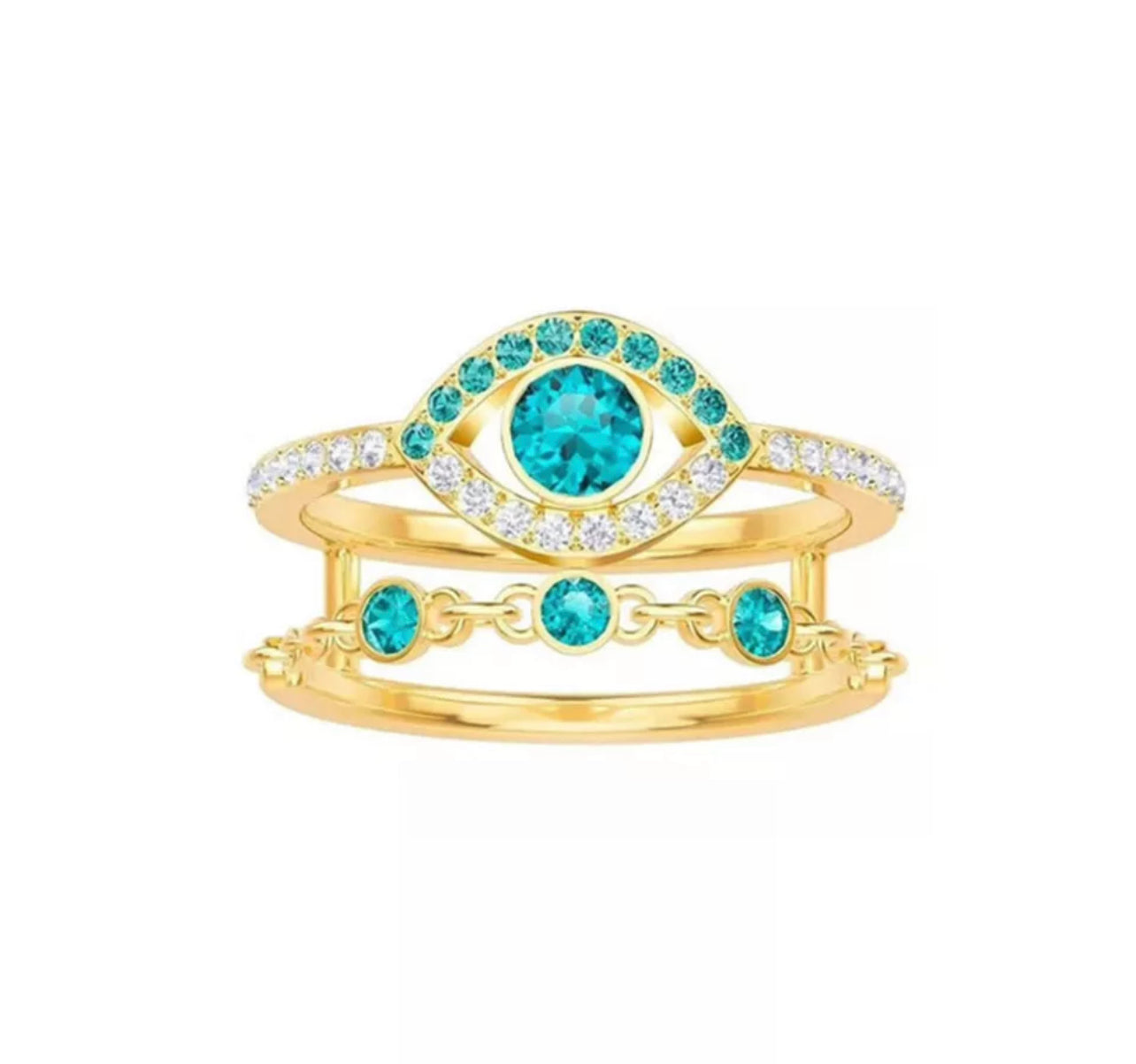 Jadore Evil Eye Ring