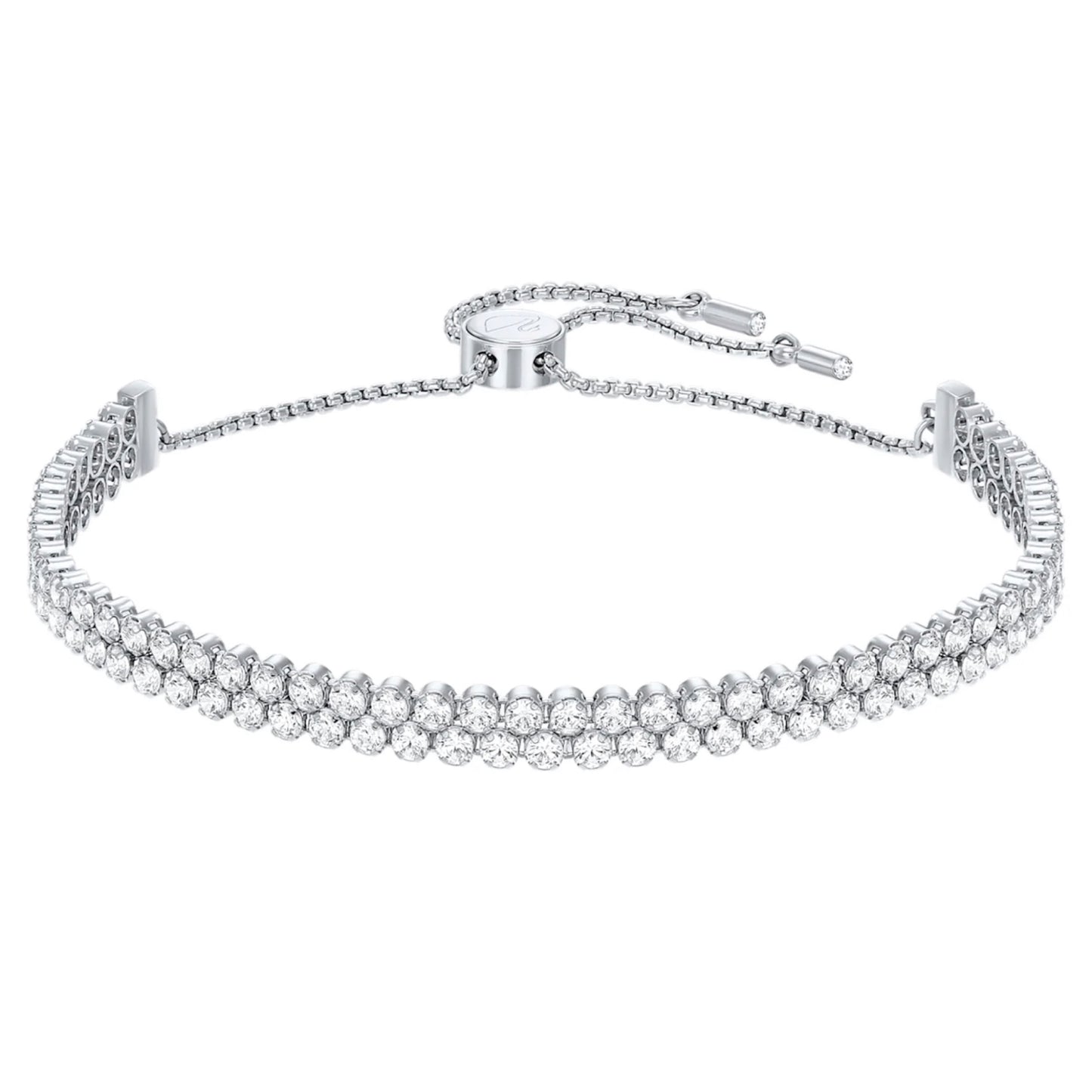 Silver Double Strand Tennis bracelet