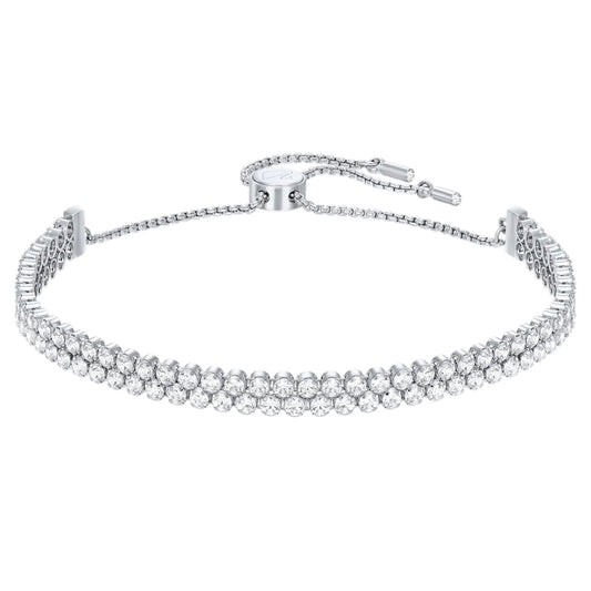 Silver Double Strand Tennis bracelet