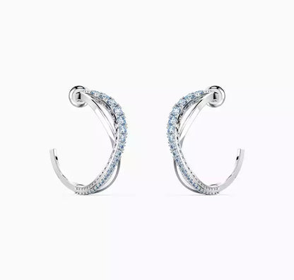 Blue Light Hoop Earring