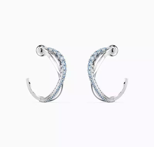 Blue Light Hoop Earring