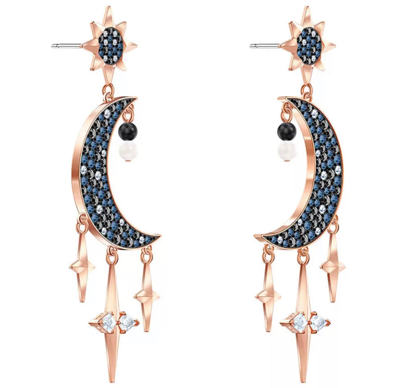 Midnight Moon Earring