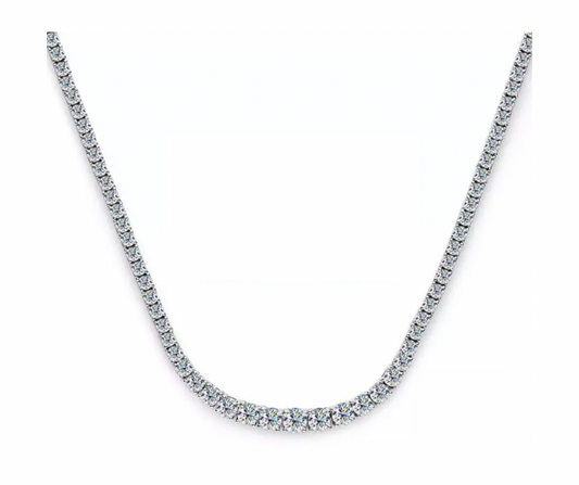 Marilyn Moissanite Tennis Necklace (15carat)