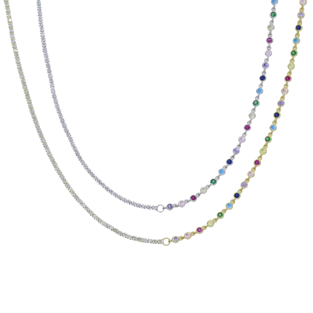 Camille Tennis Candy Necklace