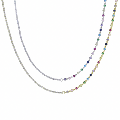 Camille Tennis Candy Necklace