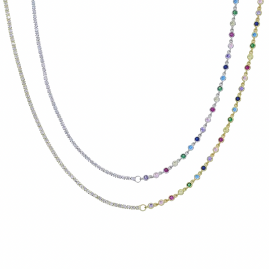 Camille Tennis Candy Necklace