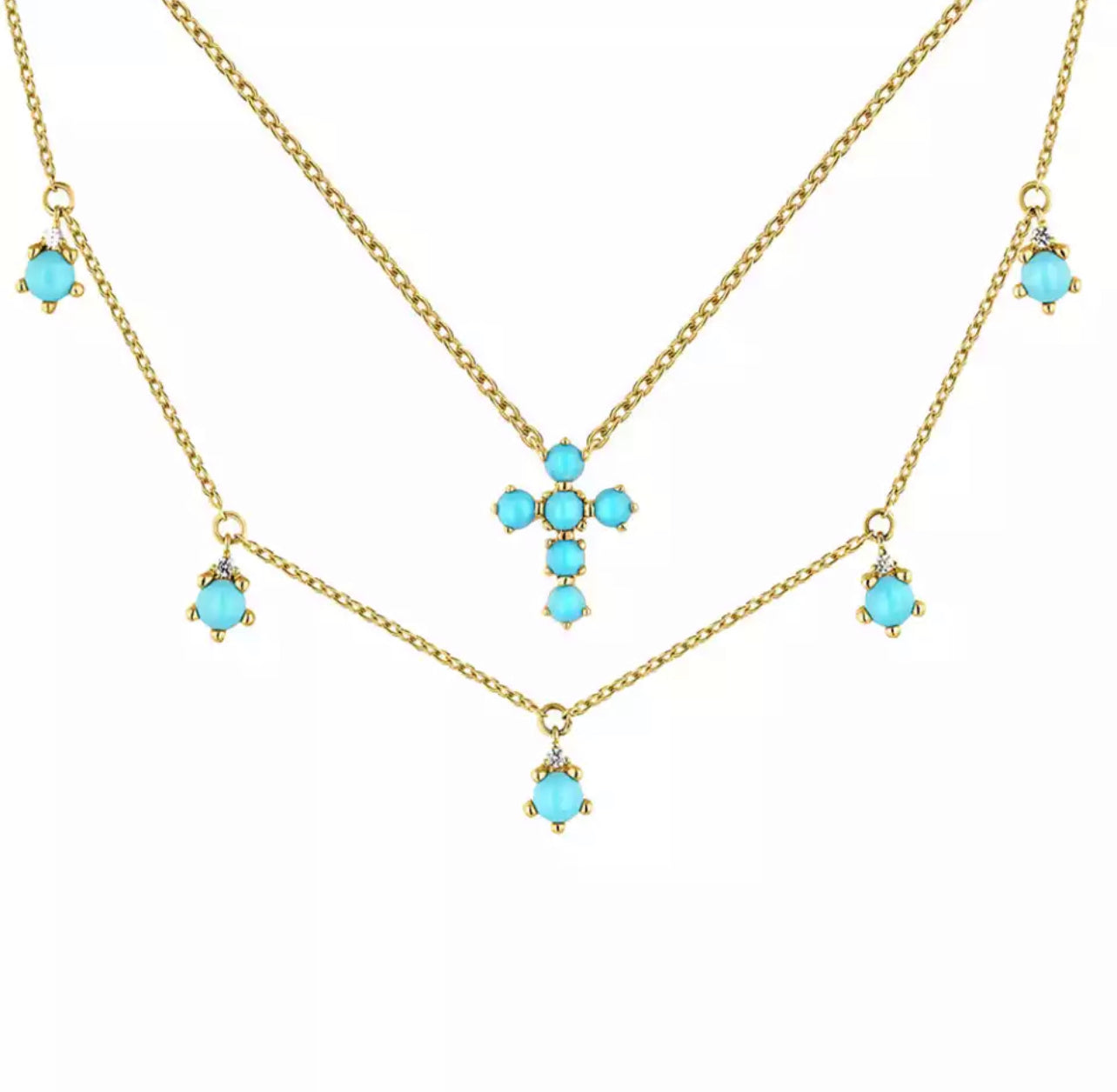 Christiana Turquoise Necklace Set