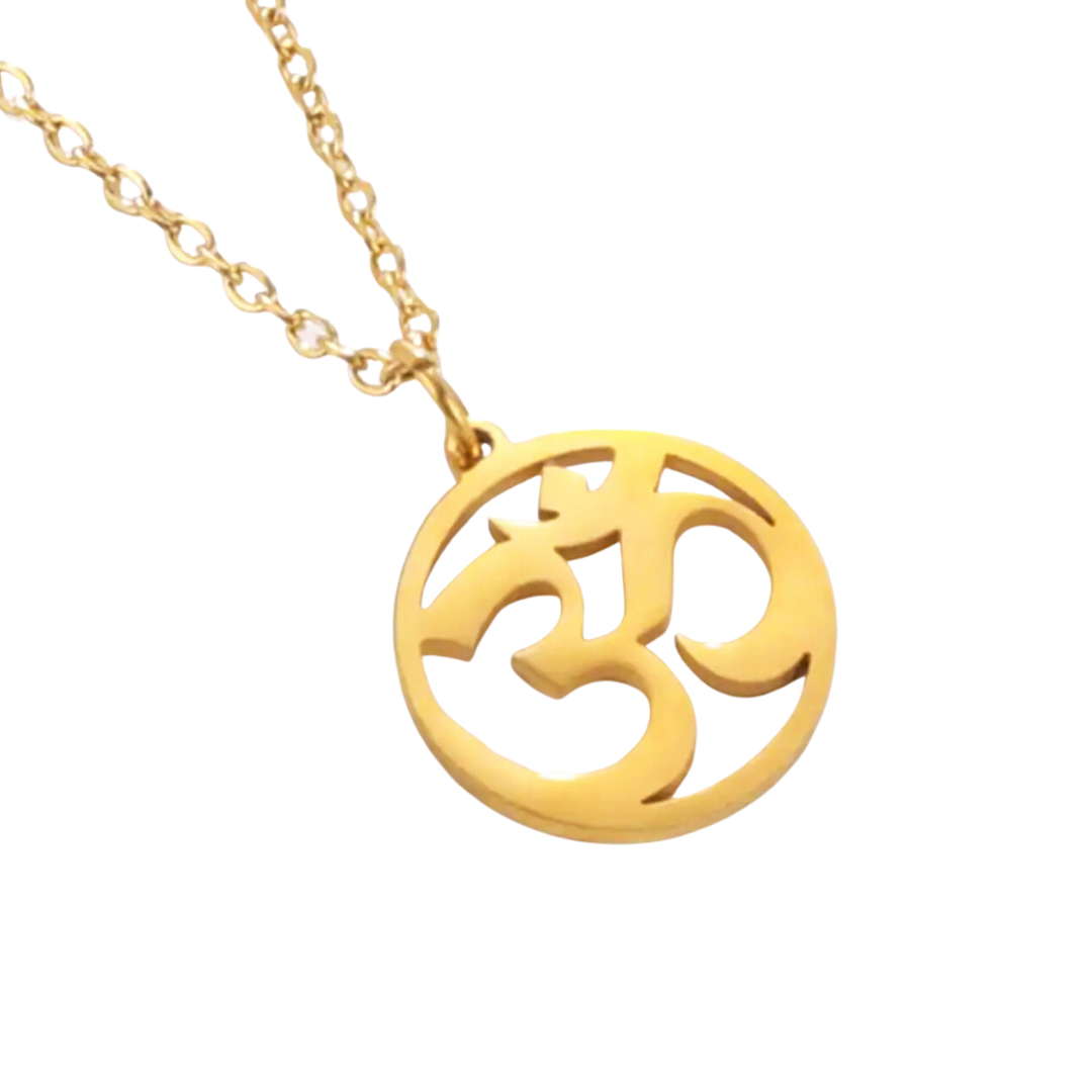 Gold Classic Aum Pendant