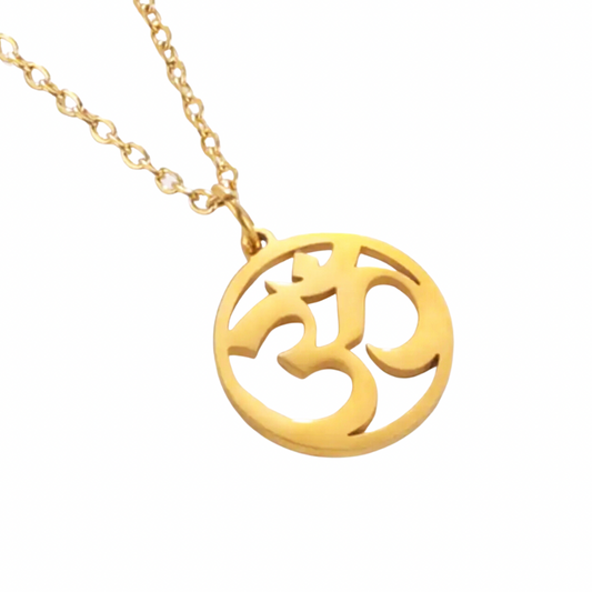 Gold Classic Aum Pendant