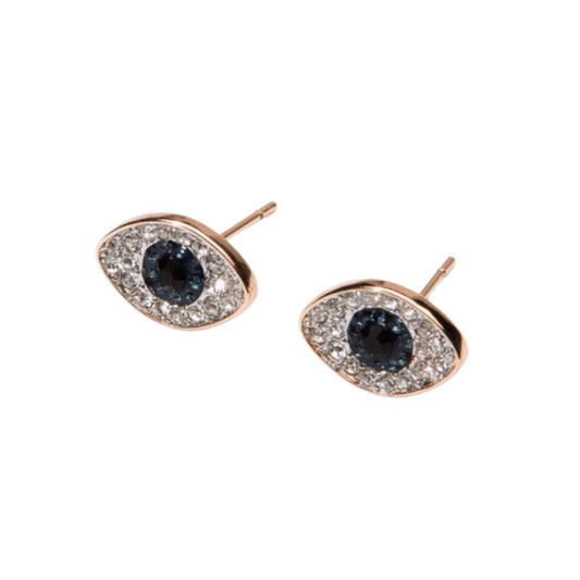 Moonlight Evil Eye Stud Earring