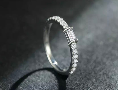 Silver Aurora Stack Ring