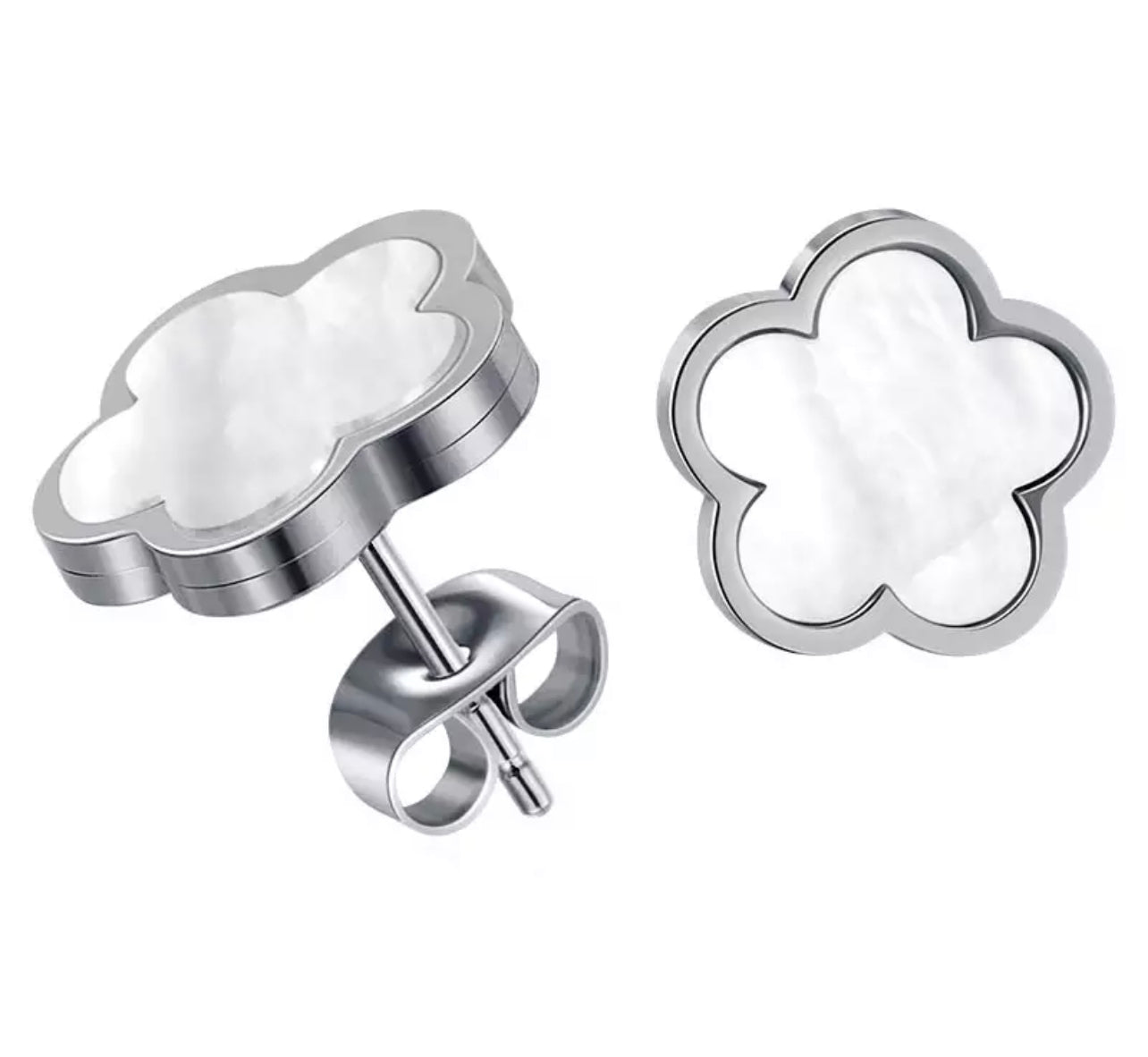 Silver Clover Set