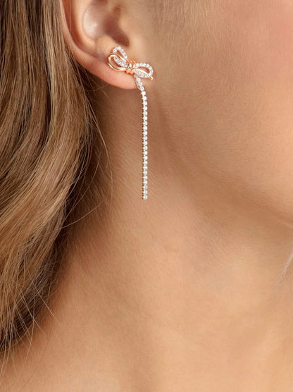 Tennis Bow Earring