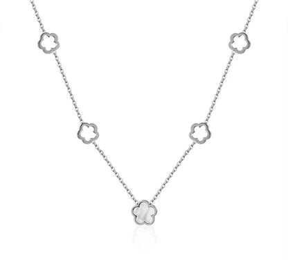 Silver Clover Set