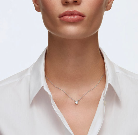 Floating Solitaire Necklace
