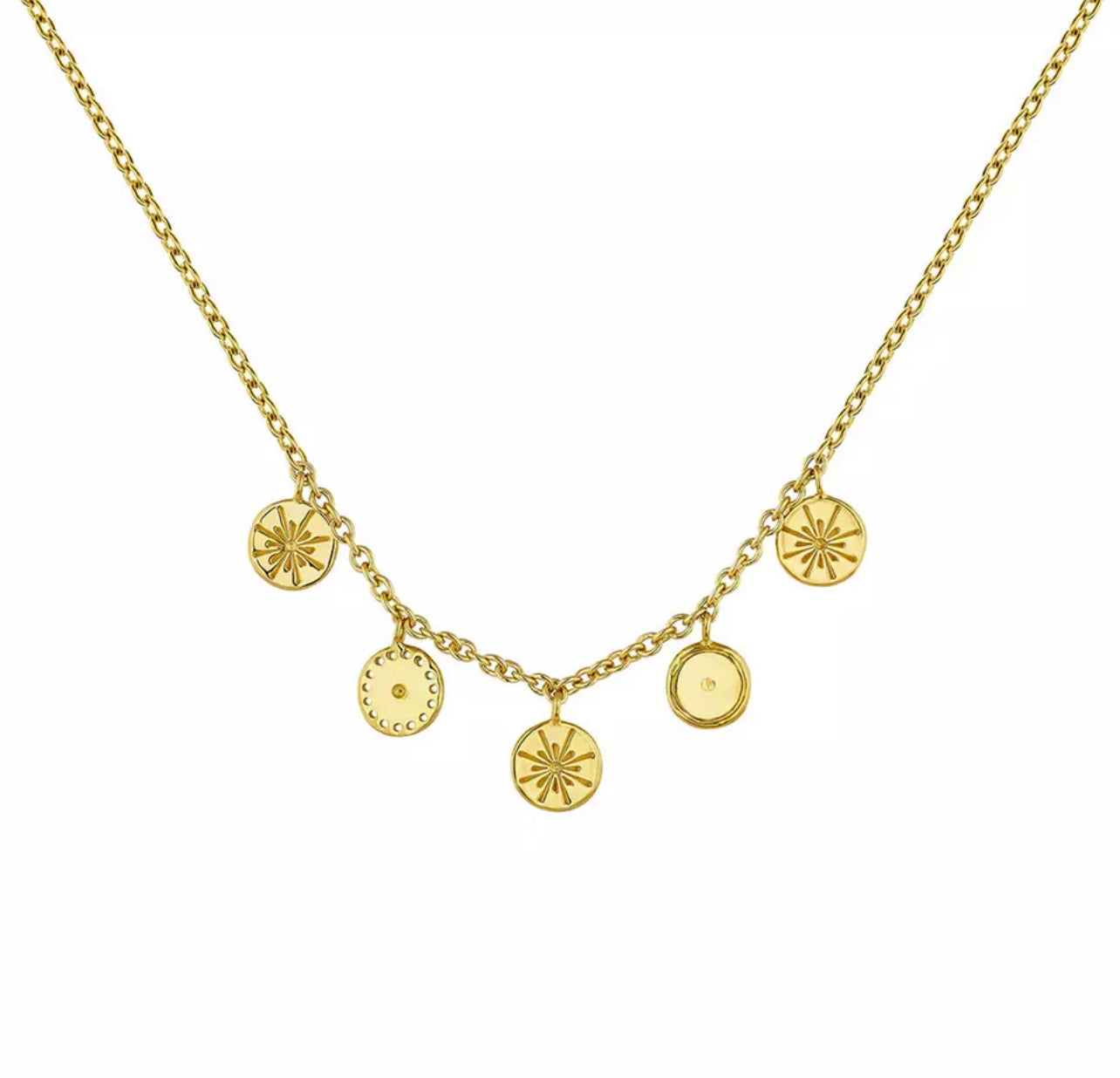 Sun Goddess Charm Necklace