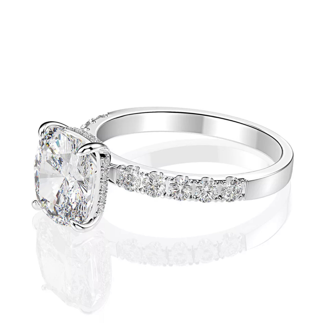 Farah Elongated Cushion Ring