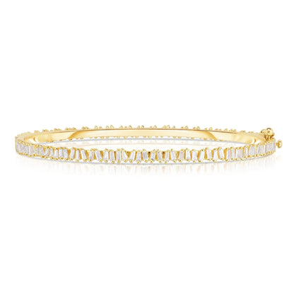 Gold Eternal Baguette Cuff