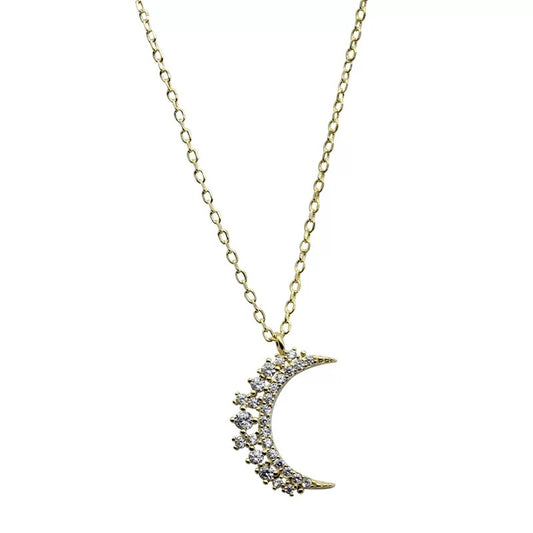 Gold Moonlight Glimmer Necklace