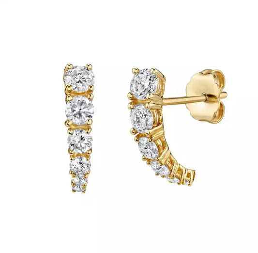 Gold Benassi Earring