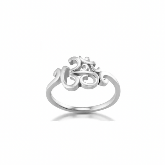 Silver Aum Ring (925)