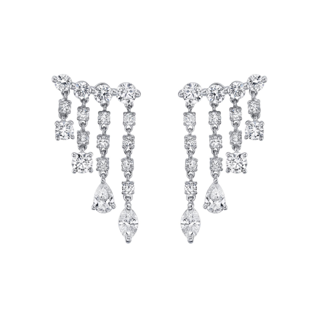 Diamond Rain Earring