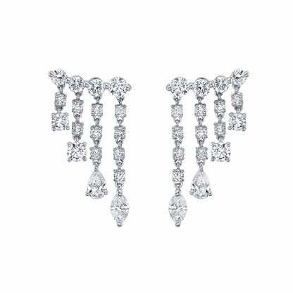Diamond Rain Earring