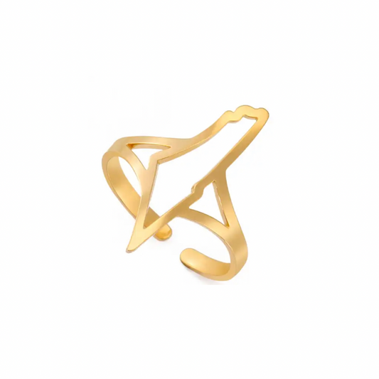 Gold Palestine Ring (Adjustable)